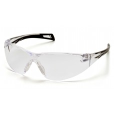Pyramex SB7110ST PMXSLIM & Frame, Black Temples, Lens, Clear Anti-Fog Safety Glasses - Dozen
