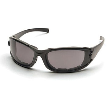 Pyramex SB7321DT PMXCEL & Frame, Glossy Black, Lens, Gray Polarized Anti-Fog Safety Glasses, SB7321 - Each