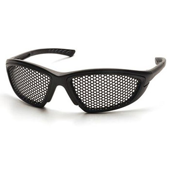 Pyramex SB76WMD Trifecta & Frame, Black, Lens, Punched Steel Safety Glasses - Dozen