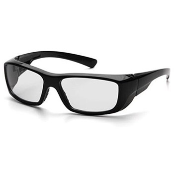 Pyramex SB7910DRX Emerge Frame, Black, Lens, Clear Safety Glasses - 12 Pair