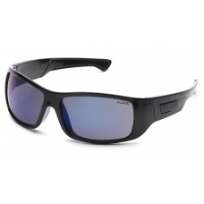 Pyramex SB8575DT Furix Frame, Black, Lens, Blue Mirror Anti-Fog Safety Glasses - Dozen