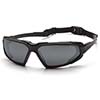 Pyramex Safety Glasses Highlander Frame Black Gray Anti Fog SBB5020DT