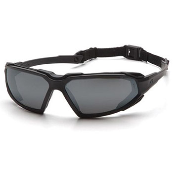 Pyramex SBB5020DT Highlander Frame, Black, Lens, Gray Anti-Fog Safety Glasses - Dozen