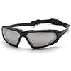 Pyramex Safety Glasses Highlander Frame Black Silver SBB5070DT