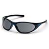 Pyramex Safety Glasses Zone II Frame Blue Wood Gray Eye SBW3320E