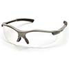 Pyramex Safety Glasses Fortress Frame Gray Clear Eye SG3710D