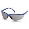 Pyramex Safety Glasses Venture II Frame Metallic Blue SMB1820S
