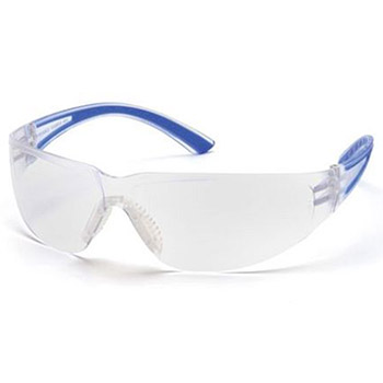Pyramex SN3610S Cortez & Frame, Navy Temples, Lens, Clear Safety Glasses - Dozen