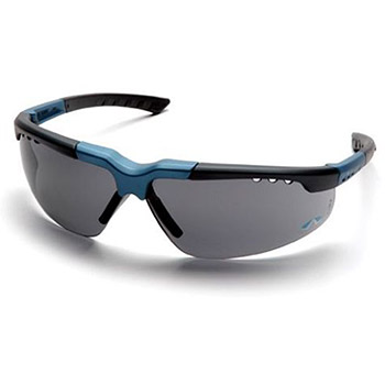 Pyramex SNC4820D Reatta & Frame, Blue-Charcoal, Lens, Gray Safety Glasses - Dozen