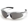 Pyramex Safety Glasses Fortress Frame Silver Gray Eye SS3720D