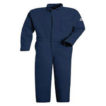 Red Kap HRC2-CEC2NVRG54 54 Regular Navy Blue VF Imagewear 9 Ounce Cotton Coverall Small With Concealed 2-Way Front Zipper Closure