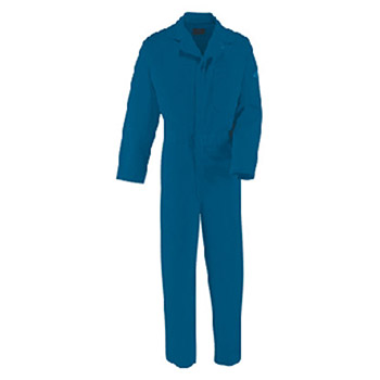 Red Kap CEC2RBRG54 54 Regular Royal 9 Ounce Bulwark EXCEL FR Cotton Flame Resistant Classic Coverall With Front Zipper CL