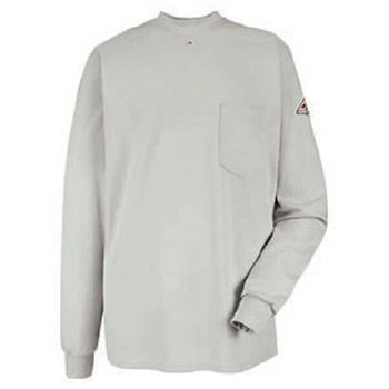 Red Kap HRC2-SET2GYRGL Large Regular Gray VF Imagewear 6.25 Ounce EXCEL FR Long Sleeve T-Shirt