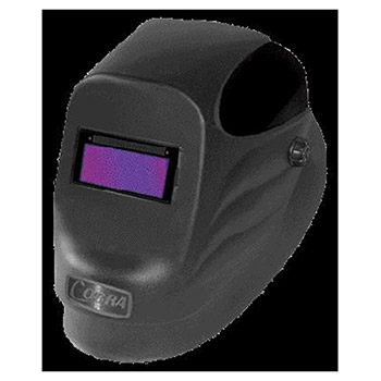 Radnor 64005100 24S-Black Welding Helmet With 2" X 4 1/4" Fixed Shade 10 Auto Darkening Lens