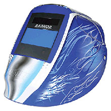 Radnor Welding Helmet DV Series Blue White Silver 64005213