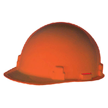 Radnor Hardhat Orange SmoothDome Class E Type I Polyethylene 64051018