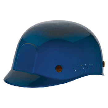 Radnor 64051042 Blue Polyethylene Bump Cap With Adjustable Headband