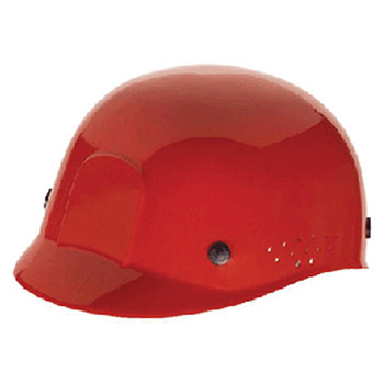 Radnor 64051044 Red Polyethylene Bump Cap With Adjustable Headband
