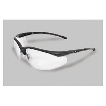 Radnor 64051306 Select Series Safety Glasses With Black Frame And Clear Anti-Scratch Lens