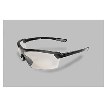 Radnor P338 Black Image Series Safety Glasses With Black Frame And Clear Polycarbonate Indoor/Outdoor Lens