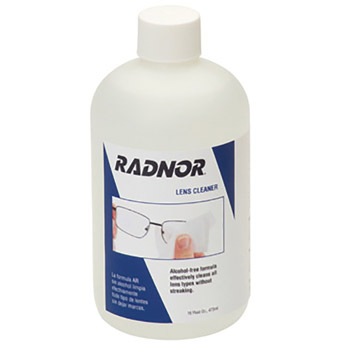 Radnor RAD64051476 16 Ounce Bottle Alcohol-Free Lens Cleaner For Polycarbonate, Plastic And Glass Eyewear Lenses