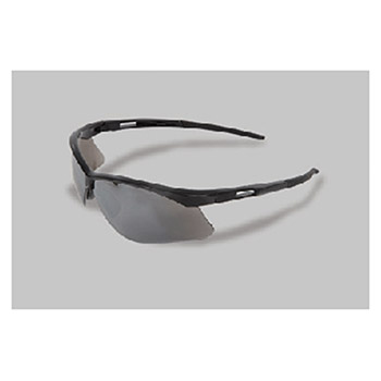 Radnor 64051515 Premier Series Safety Glasses With Black Frame And Smoke Polycarbonate Mirror Lens