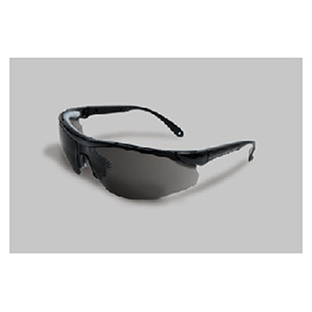 Radnor 64051604 Elite Plus Series Safety Glasses With Black Frame And Gray Lens