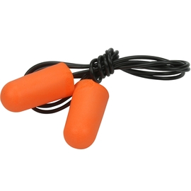 Radnor 64051842 Single Use Tapered Orange Polyurethane And Foam Corded Earplugs (100 Pair Per Box), Per Box