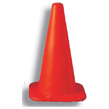 Radnor 64055700 18" Orange W Series Traffic Cone With Orange Base