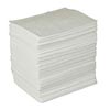Radnor RAD64055731 15"  X 17" Light Weight Oil Sorbent Pads Perforated At 7 1/2" 