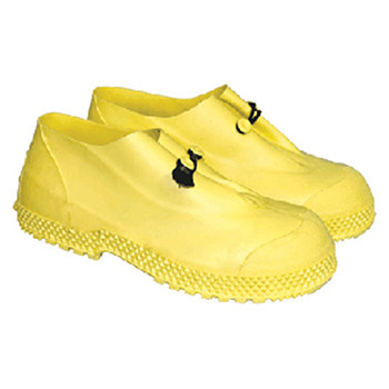 Radnor 64055786 Small Yellow 4" PVC Slip-On Overboots 4" PVC Slip-On Overboots Self-Cleaning Tread Outsole