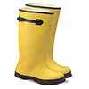 Radnor Rubber Boots Size 9 Yellow 17in Over The Shoe 64055842