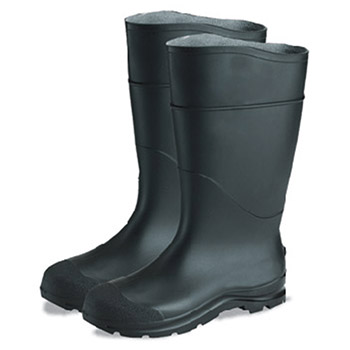 Radnor 64055858 Size 14 Black 16" PVC 16" PVC Economy Boots Lugged Outsole