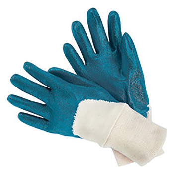 Radnor Large Heavy Weight Nitrile Palm Coated Jersey Lined Work Glove With Knit Wrist (144 Pair Per Case)