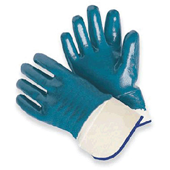 Radnor 64056312 Large Heavy Weight Nitrile Fully Coated Jersey Lined Work Glove With Safety Cuff (144 Pair Per Case),