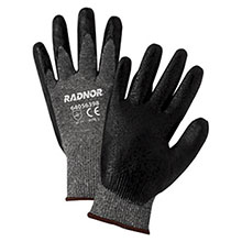 Radnor Coated Gloves Medium Black Premium Foam Nitrile Palm 64056397
