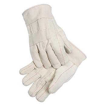 Radnor RAD64057195 Heavy-Weight Nap-Out Burlap Lined Hot Mill Glove With Band Top Cuff