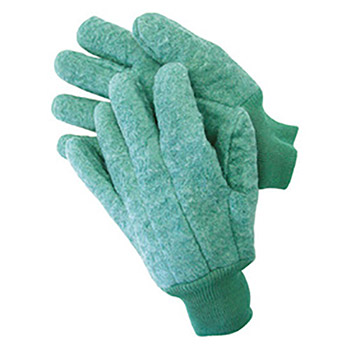 Radnor RAD64057227 Men's Green 18 Ounce Fleece Chore Gloves With Knitwrist