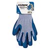 Radnor Gray Seamless String Knit Gloves With RAD64057319 Medium