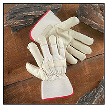 Radnor Leather Palm Gloves Small Premium Grain Cowhide 64057504