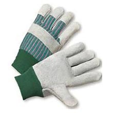 Radnor Standard Split Cowhide Leather Palm Gloves RAD64057536 Large