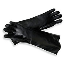 Radnor PVC Gloves Large Black Elbow Length 64057808