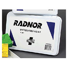 Radnor 16 Person Unitized First Aid Kit In Plastic 64058022