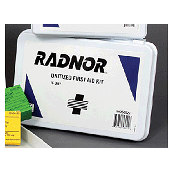 Radnor 64058022 16 Person Unitized First Aid Kit In Plastic Case