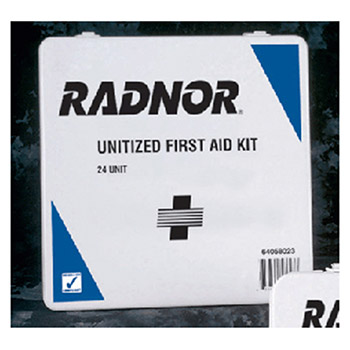 Radnor 64058023 24 Person Unitized First Aid Kit In Plastic Case