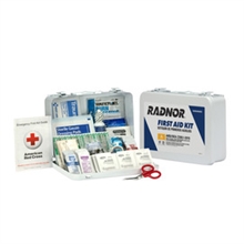 Radnor 25 Person Weatherproof First Aid Kit In Metal Case 64058052