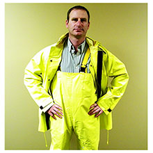 River City Garments 2 Piece Yellow Hydroblast Rain Suit .35mm 8402