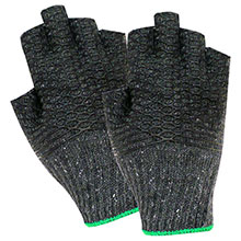 Red Steer Gloves Gray cotton synthetic blend Cotton Chore Knit 1135