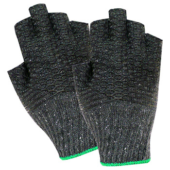 Red Steer 1135 Gray cotton/synthetic blend Men's Cotton-Chore-Knit Gloves