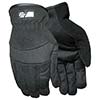 Red Steer Gloves Ironskin black synthetic leather palm 170